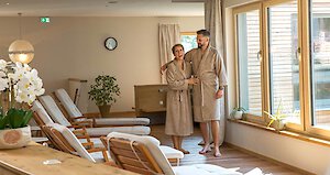 Zweisamkeit im Hotel-Ruheraum in Frauenau